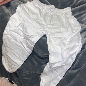 White Joggers
